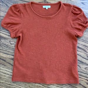 Madewell Tee Short Puff Sleeves